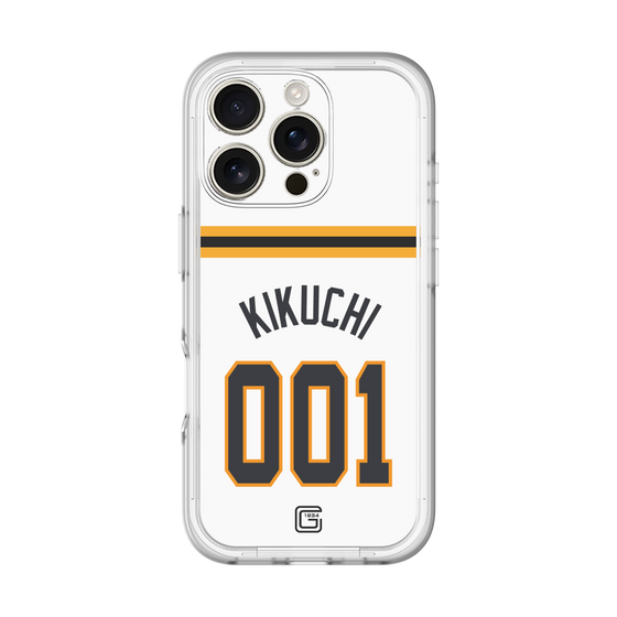 スリムプロテクションプレミアムケース［ 読売ジャイアンツ - #001 KIKUCHI - ホーム ］