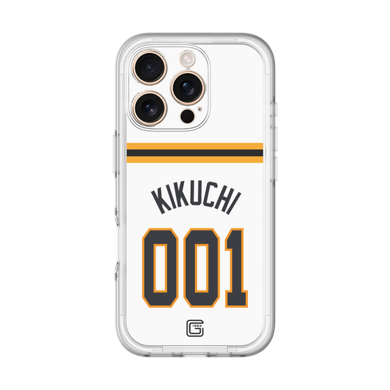 スリムプロテクションプレミアムケース［ 読売ジャイアンツ - #001 KIKUCHI - ホーム ］