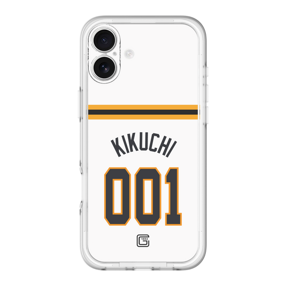 スリムプロテクションプレミアムケース［ 読売ジャイアンツ - #001 KIKUCHI - ホーム ］