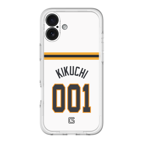 スリムプロテクションプレミアムケース［ 読売ジャイアンツ - #001 KIKUCHI - ホーム ］