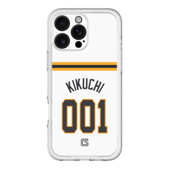 スリムプロテクションプレミアムケース［ 読売ジャイアンツ - #001 KIKUCHI - ホーム ］