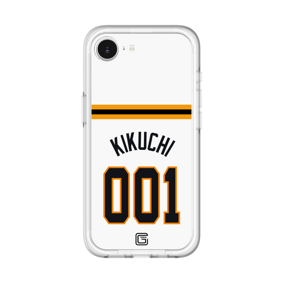 スリムプロテクションプレミアムケース［ 読売ジャイアンツ - #001 KIKUCHI - ホーム ］