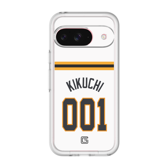 スリムプロテクションプレミアムケース［ 読売ジャイアンツ - #001 KIKUCHI - ホーム ］