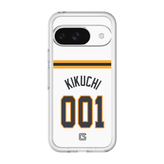スリムプロテクションプレミアムケース［ 読売ジャイアンツ - #001 KIKUCHI - ホーム ］