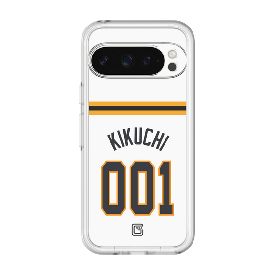 スリムプロテクションプレミアムケース［ 読売ジャイアンツ - #001 KIKUCHI - ホーム ］