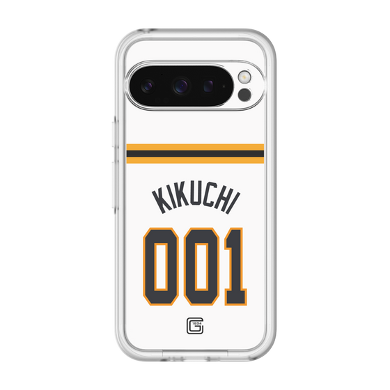 スリムプロテクションプレミアムケース［ 読売ジャイアンツ - #001 KIKUCHI - ホーム ］