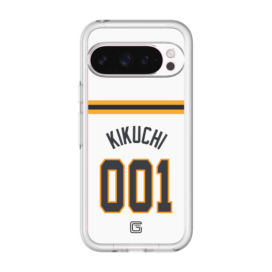 スリムプロテクションプレミアムケース［ 読売ジャイアンツ - #001 KIKUCHI - ホーム ］