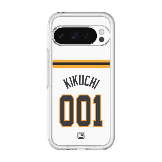 スリムプロテクションプレミアムケース［ 読売ジャイアンツ - #001 KIKUCHI - ホーム ］