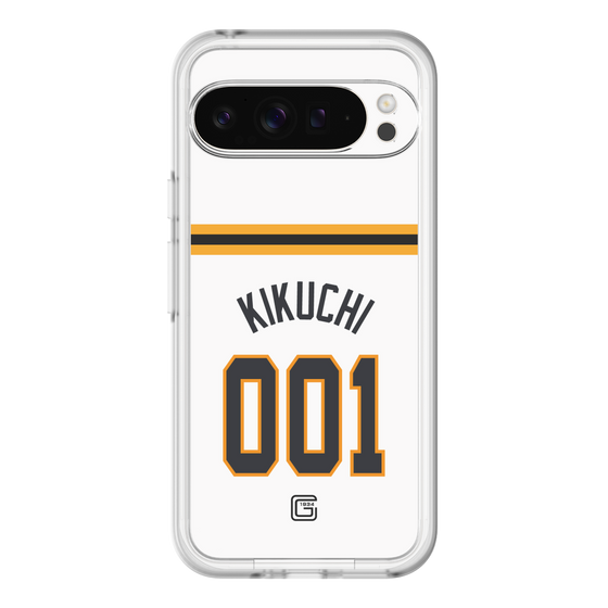 スリムプロテクションプレミアムケース［ 読売ジャイアンツ - #001 KIKUCHI - ホーム ］