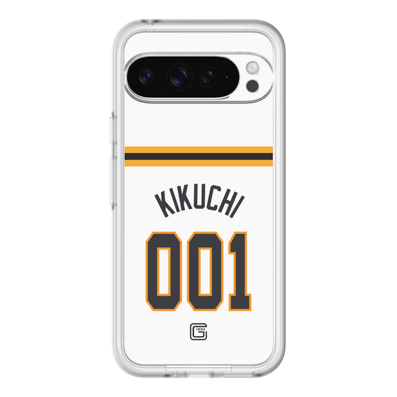 スリムプロテクションプレミアムケース［ 読売ジャイアンツ - #001 KIKUCHI - ホーム ］