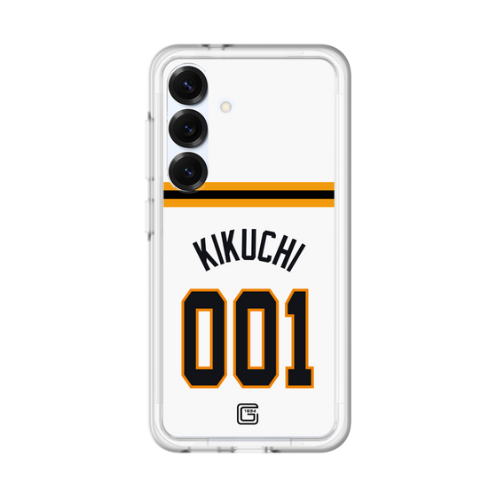 スリムプロテクションプレミアムケース［ 読売ジャイアンツ - #001 KIKUCHI - ホーム ］