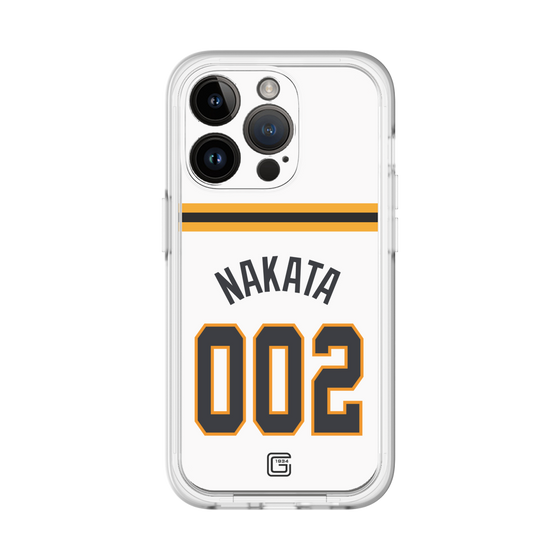 スリムプロテクションプレミアムケース［ 読売ジャイアンツ - #002 NAKATA - ホーム ］