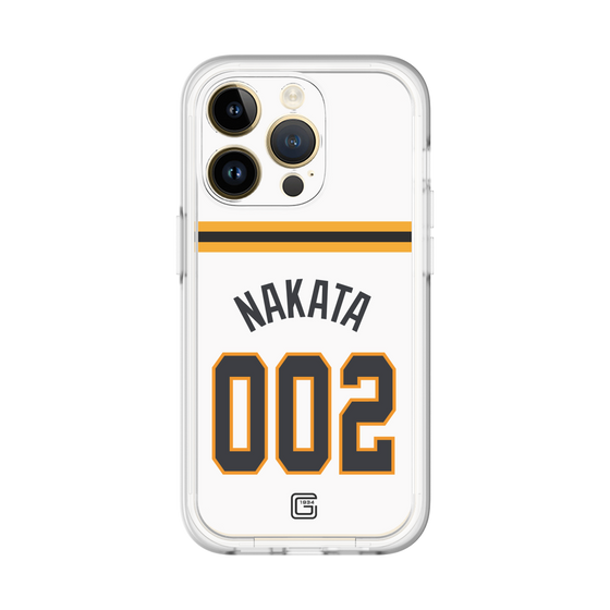 スリムプロテクションプレミアムケース［ 読売ジャイアンツ - #002 NAKATA - ホーム ］