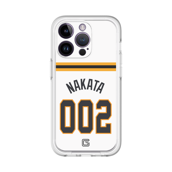 スリムプロテクションプレミアムケース［ 読売ジャイアンツ - #002 NAKATA - ホーム ］