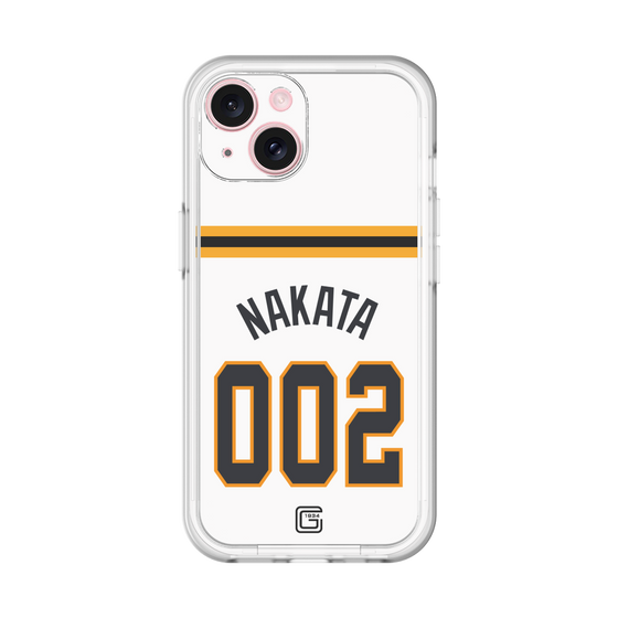 スリムプロテクションプレミアムケース［ 読売ジャイアンツ - #002 NAKATA - ホーム ］