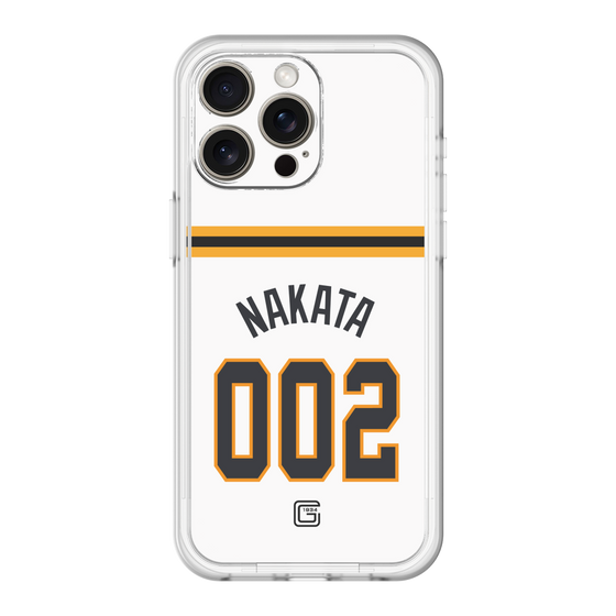スリムプロテクションプレミアムケース［ 読売ジャイアンツ - #002 NAKATA - ホーム ］