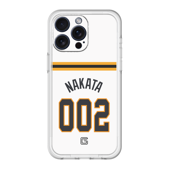 スリムプロテクションプレミアムケース［ 読売ジャイアンツ - #002 NAKATA - ホーム ］