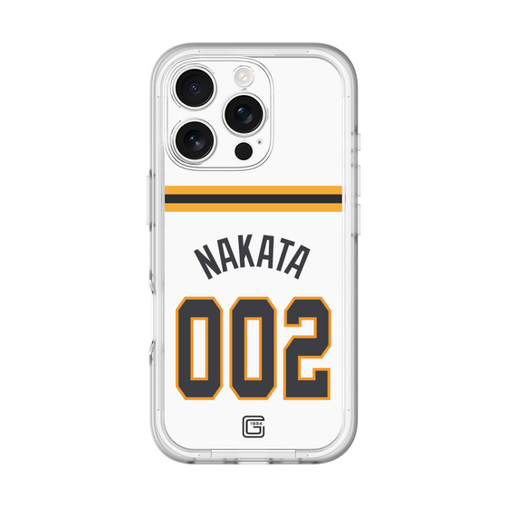 スリムプロテクションプレミアムケース［ 読売ジャイアンツ - #002 NAKATA - ホーム ］