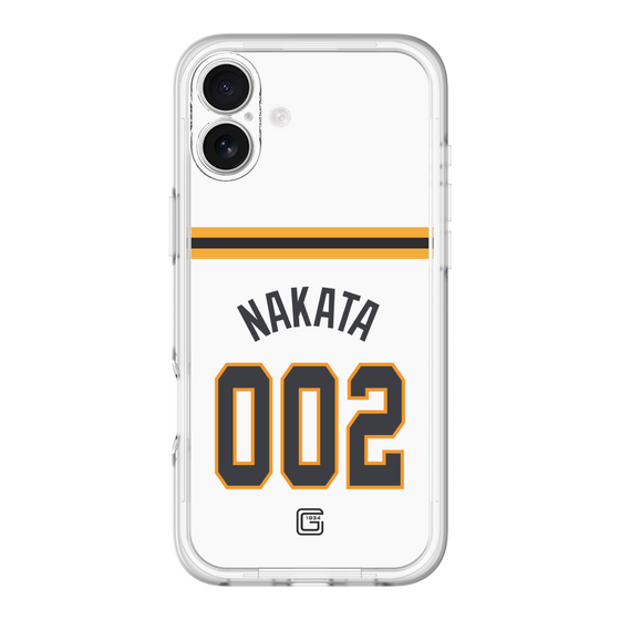 スリムプロテクションプレミアムケース［ 読売ジャイアンツ - #002 NAKATA - ホーム ］