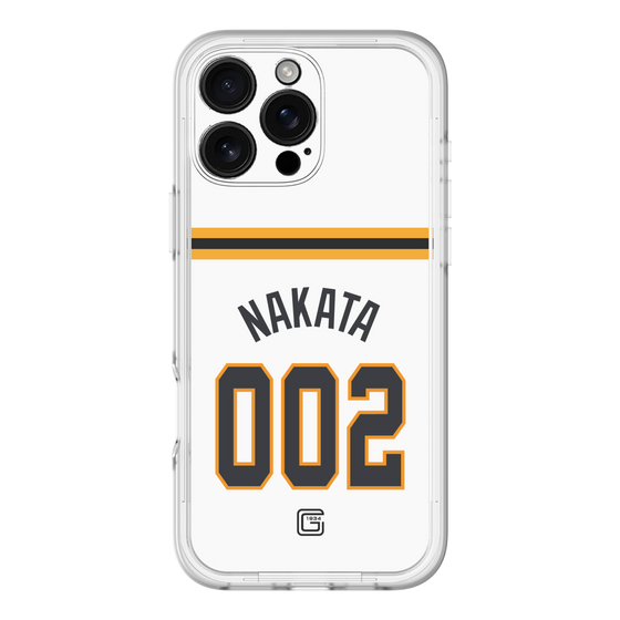 スリムプロテクションプレミアムケース［ 読売ジャイアンツ - #002 NAKATA - ホーム ］