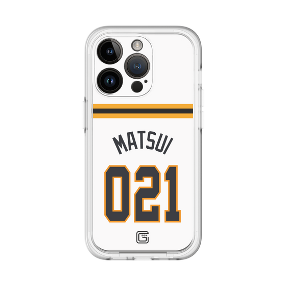 スリムプロテクションプレミアムケース［ 読売ジャイアンツ - #021 MATSUI - ホーム ］
