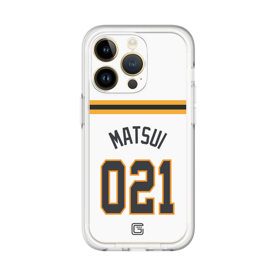 スリムプロテクションプレミアムケース［ 読売ジャイアンツ - #021 MATSUI - ホーム ］