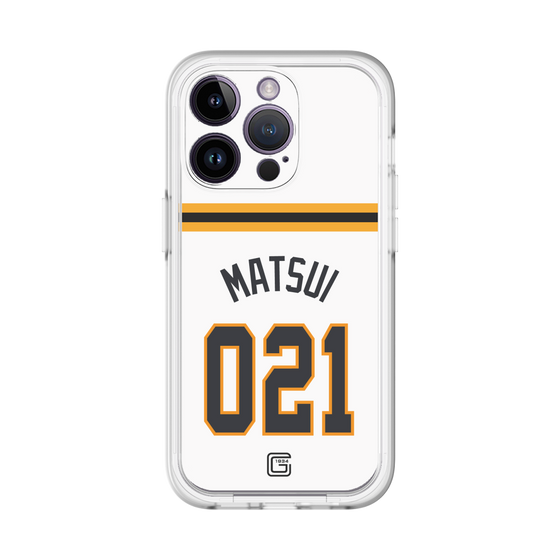 スリムプロテクションプレミアムケース［ 読売ジャイアンツ - #021 MATSUI - ホーム ］