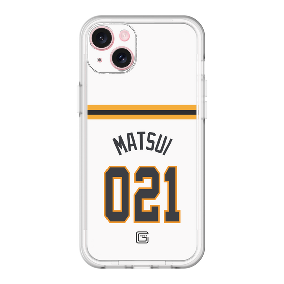 スリムプロテクションプレミアムケース［ 読売ジャイアンツ - #021 MATSUI - ホーム ］