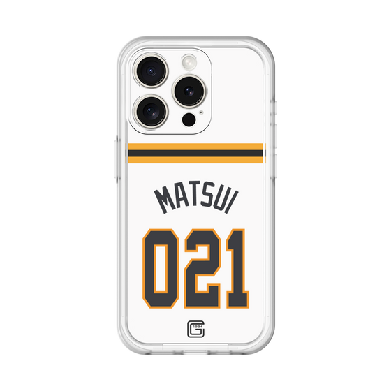 スリムプロテクションプレミアムケース［ 読売ジャイアンツ - #021 MATSUI - ホーム ］