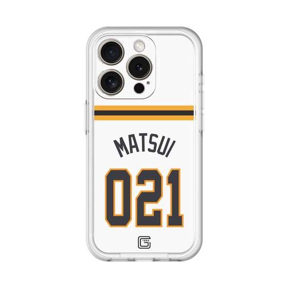 スリムプロテクションプレミアムケース［ 読売ジャイアンツ - #021 MATSUI - ホーム ］