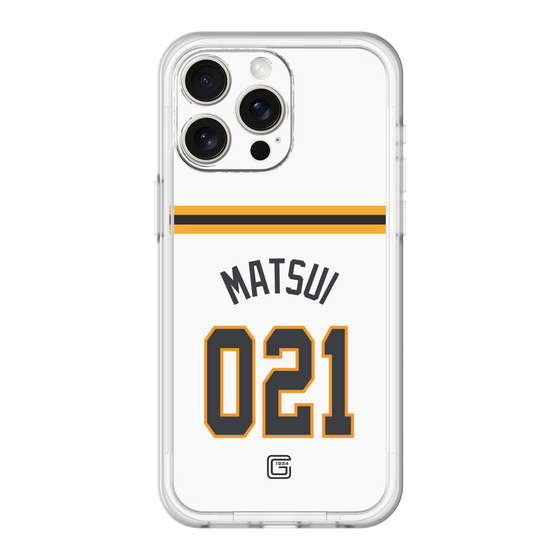 スリムプロテクションプレミアムケース［ 読売ジャイアンツ - #021 MATSUI - ホーム ］