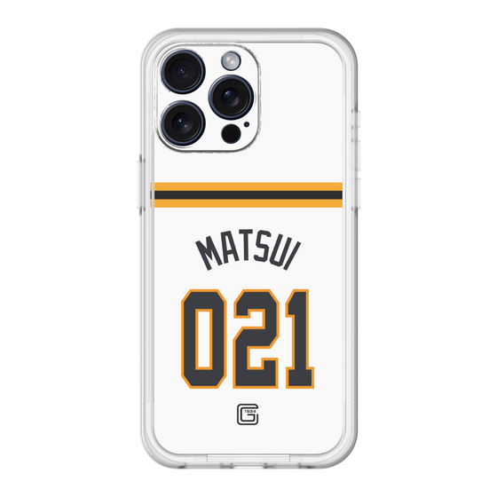 スリムプロテクションプレミアムケース［ 読売ジャイアンツ - #021 MATSUI - ホーム ］