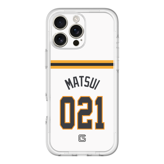 スリムプロテクションプレミアムケース［ 読売ジャイアンツ - #021 MATSUI - ホーム ］