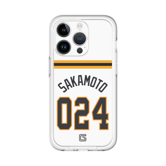 スリムプロテクションプレミアムケース［ 読売ジャイアンツ - #024 SAKAMOTO - ホーム ］