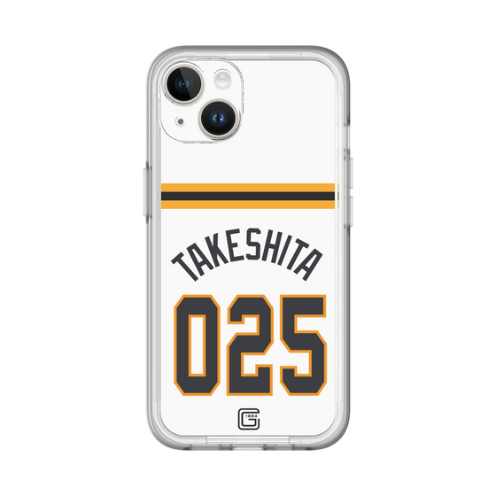 スリムプロテクションプレミアムケース［ 読売ジャイアンツ - #025 TAKESHITA - ホーム ］