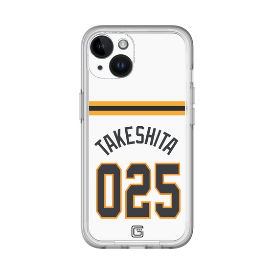 スリムプロテクションプレミアムケース［ 読売ジャイアンツ - #025 TAKESHITA - ホーム ］
