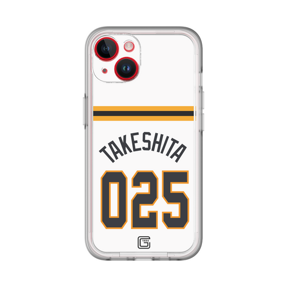 スリムプロテクションプレミアムケース［ 読売ジャイアンツ - #025 TAKESHITA - ホーム ］