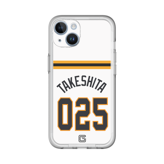 スリムプロテクションプレミアムケース［ 読売ジャイアンツ - #025 TAKESHITA - ホーム ］