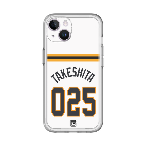 スリムプロテクションプレミアムケース［ 読売ジャイアンツ - #025 TAKESHITA - ホーム ］