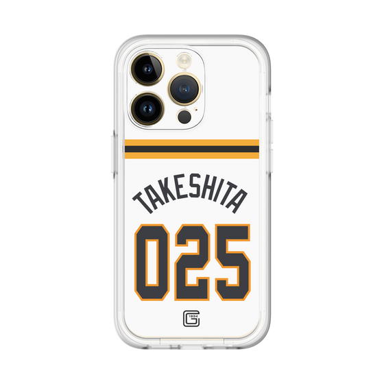 スリムプロテクションプレミアムケース［ 読売ジャイアンツ - #025 TAKESHITA - ホーム ］
