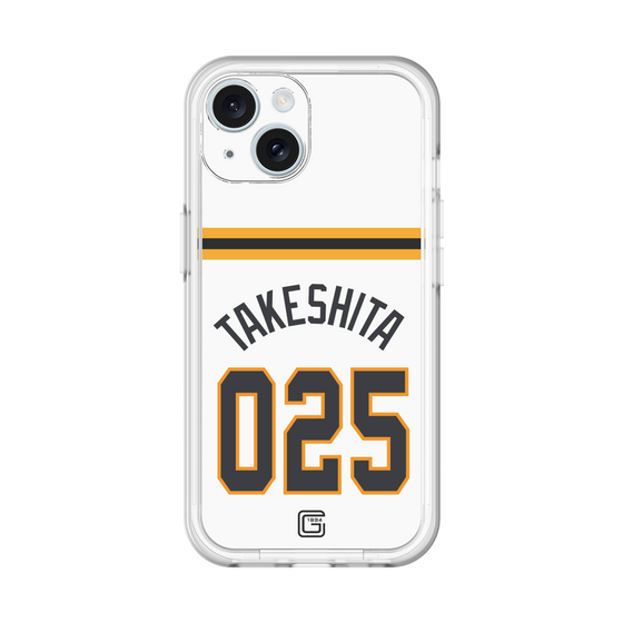 スリムプロテクションプレミアムケース［ 読売ジャイアンツ - #025 TAKESHITA - ホーム ］
