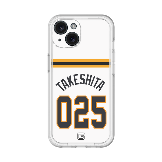 スリムプロテクションプレミアムケース［ 読売ジャイアンツ - #025 TAKESHITA - ホーム ］