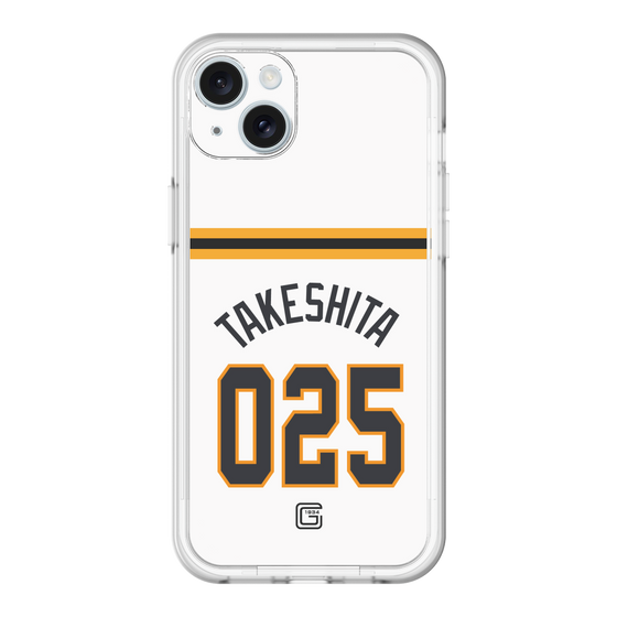 スリムプロテクションプレミアムケース［ 読売ジャイアンツ - #025 TAKESHITA - ホーム ］