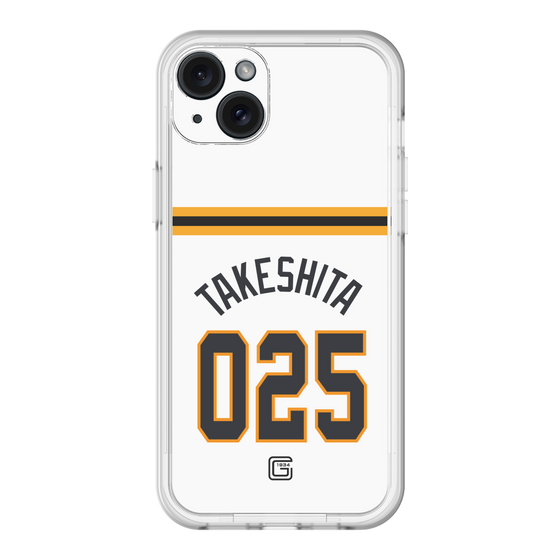スリムプロテクションプレミアムケース［ 読売ジャイアンツ - #025 TAKESHITA - ホーム ］