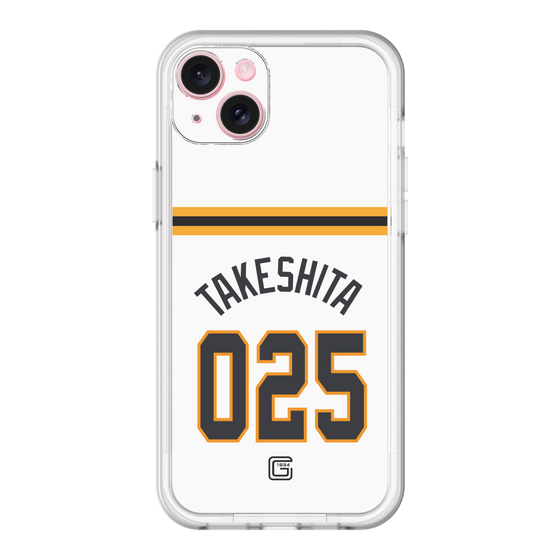 スリムプロテクションプレミアムケース［ 読売ジャイアンツ - #025 TAKESHITA - ホーム ］