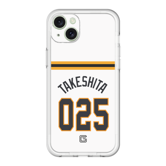 スリムプロテクションプレミアムケース［ 読売ジャイアンツ - #025 TAKESHITA - ホーム ］