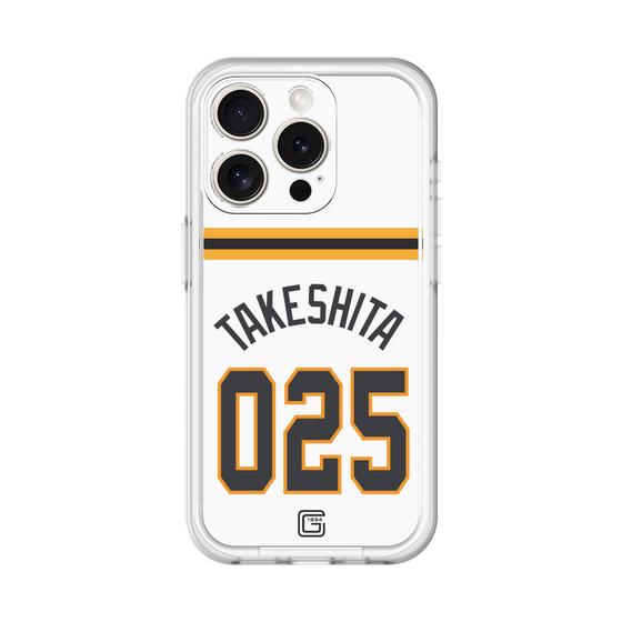 スリムプロテクションプレミアムケース［ 読売ジャイアンツ - #025 TAKESHITA - ホーム ］