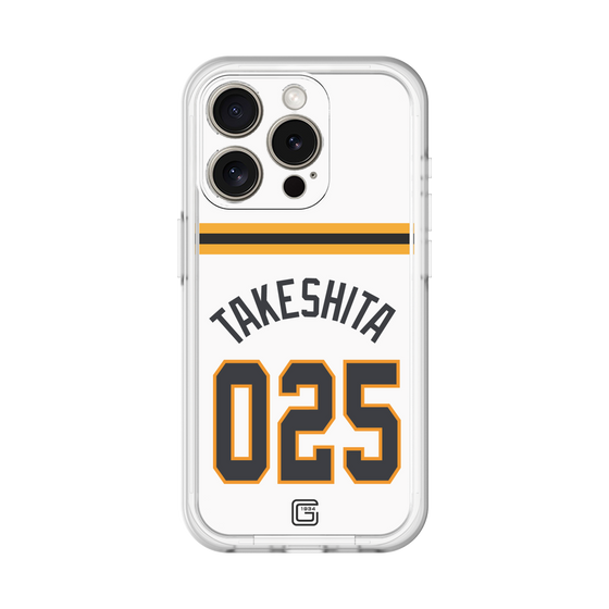 スリムプロテクションプレミアムケース［ 読売ジャイアンツ - #025 TAKESHITA - ホーム ］