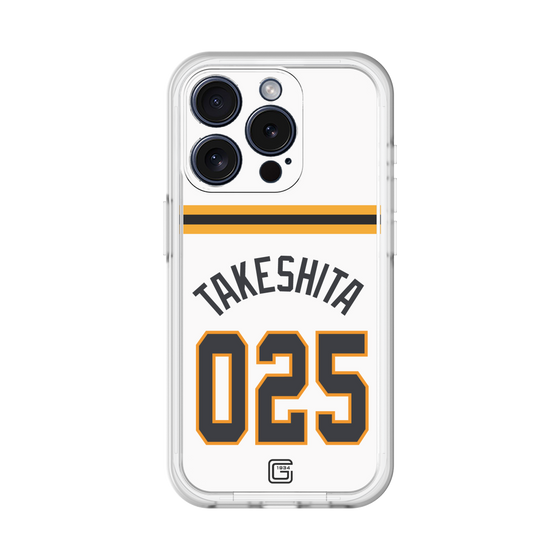 スリムプロテクションプレミアムケース［ 読売ジャイアンツ - #025 TAKESHITA - ホーム ］
