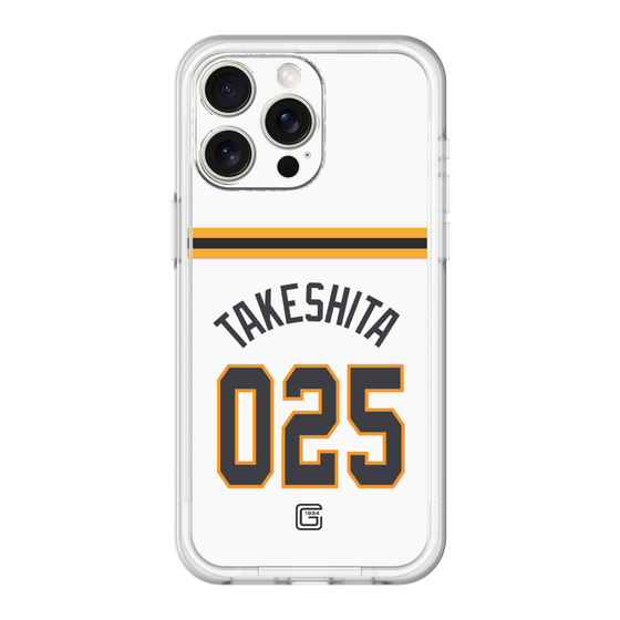 スリムプロテクションプレミアムケース［ 読売ジャイアンツ - #025 TAKESHITA - ホーム ］